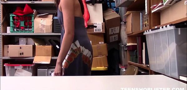  Sexy Young Tiny Tits Latina Teen Shoplifter Fucked In Ass By Horny Mall Cop